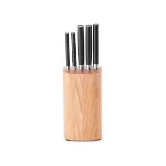 Brabantia Evrekala Shop Ahşap Bıçak Seti Brabantia Bıçak Seti Ve Bloğu