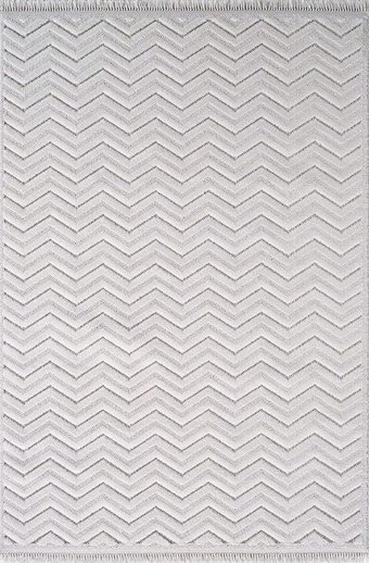 Gümüşsuyu Daisy 16884 Krem 8 mm Polipropilen Yıkanabilir İnce Kaymaz Dikdörtgen Makine Dokuma Salon Halısı 180x180 cm