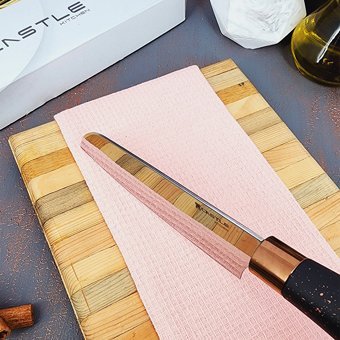 Castle Kitchen Black Copper Serisi 2 Li Mutfak Bıçak Seti (Santaku - Doğrama)