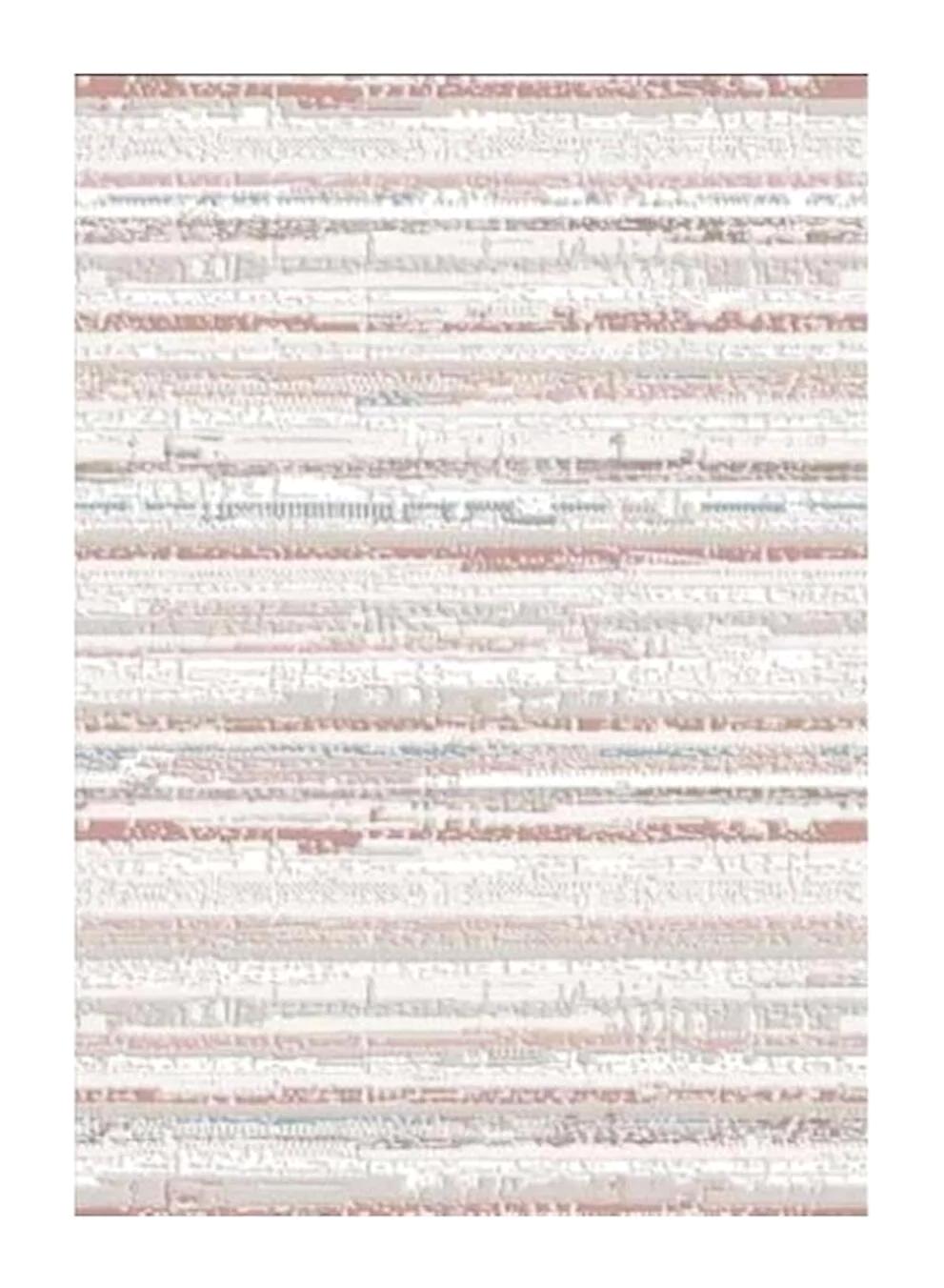 İpek Mekik Halı Orkis 9802A Kahverengi - Krem 12 mm Akrilik Yıkanabilir İnce Kaymaz Dikdörtgen Makine Dokuma Antre-Çocuk Odası-Salon-Yatak Odası Halısı 80x180 cm