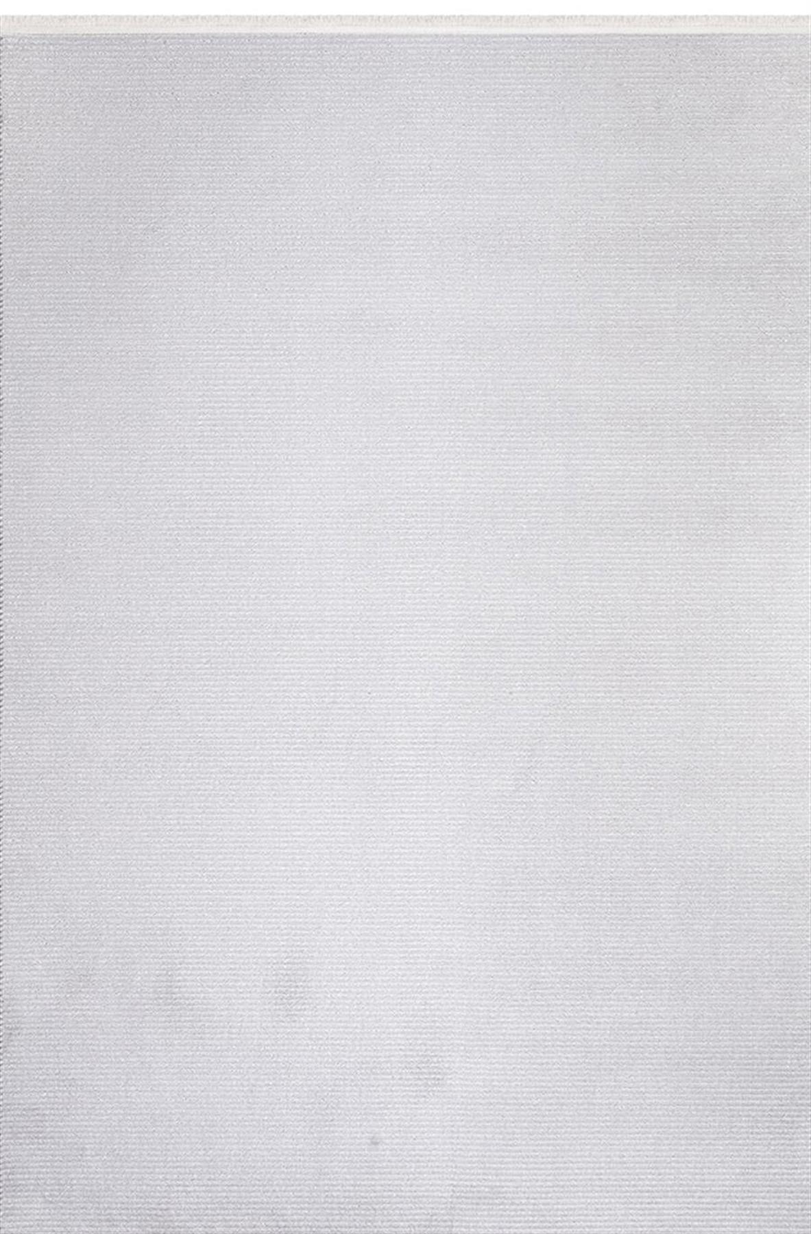 İpek Mekik Halı Lapena 11560 Gri 10 mm Akrilik Yıkanabilir Orta Kaymaz Pamuk Taban Dikdörtgen Makine Dokuma Antre-Çocuk Odası-Salon-Yatak Odası Halısı 180x350 cm