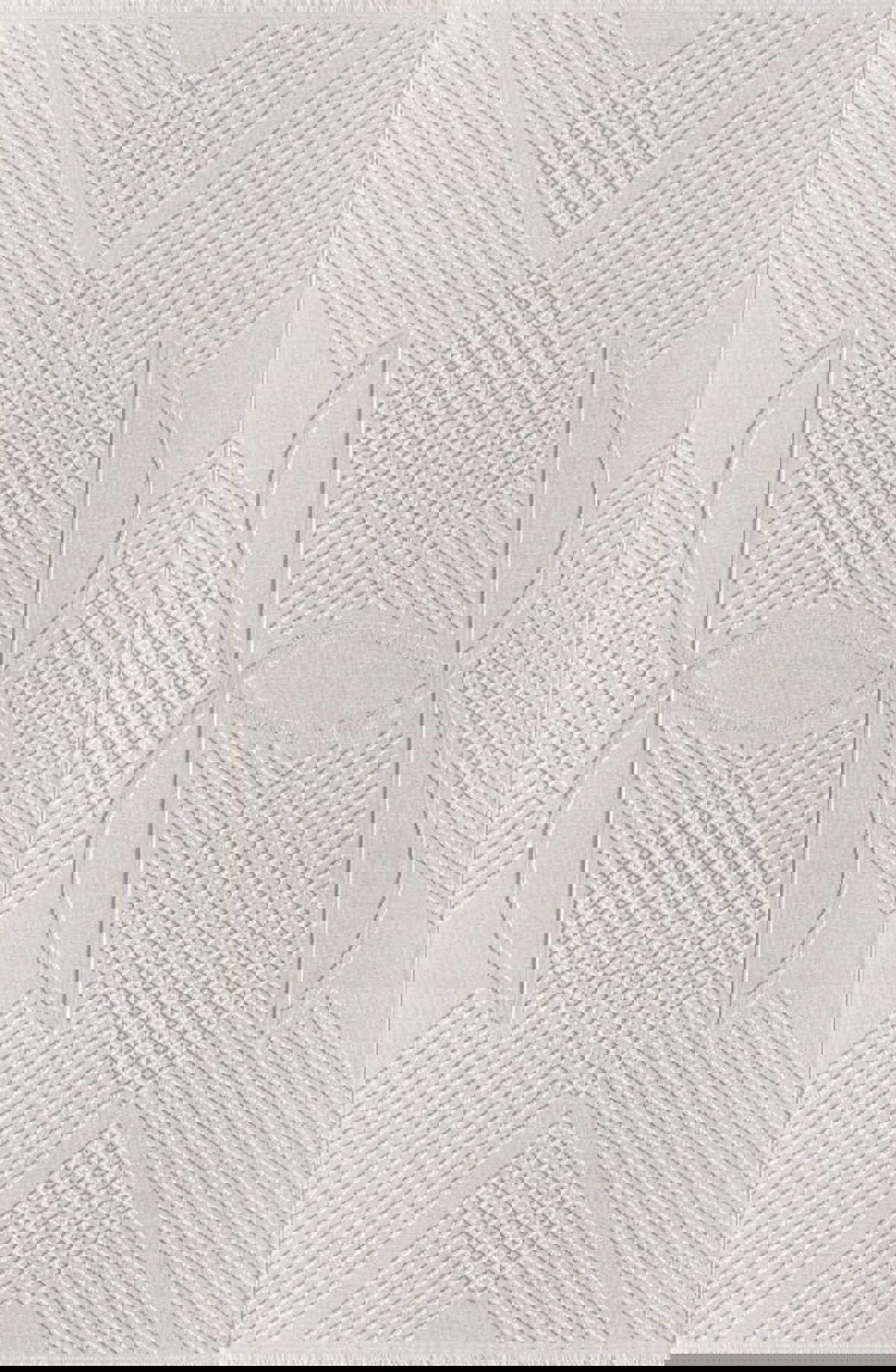 Pierre Cardin Maxwell MK01A Krem 0.8 mm Akrilik Yumuşak Yıkanabilir İnce Kaymaz Dikdörtgen Makine Dokuma Salon Halısı 170x240 cm