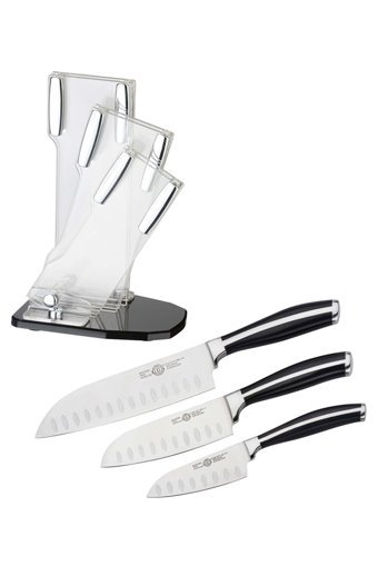 ggs solingen Interlıne Santoku Bıçak Setı 4 Prç.