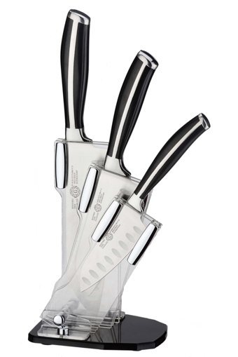 ggs solingen Interlıne Santoku Bıçak Setı 4 Prç.