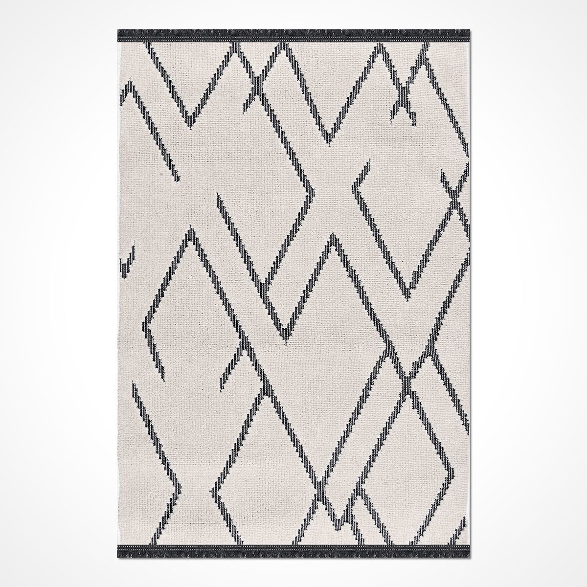 Crea Halı Verono 9354BYK Krem 8 mm Polyester Toz Tutmaz Yıkanabilir Orta Dikdörtgen Makine Dokuma Salon Halısı 80x150 cm