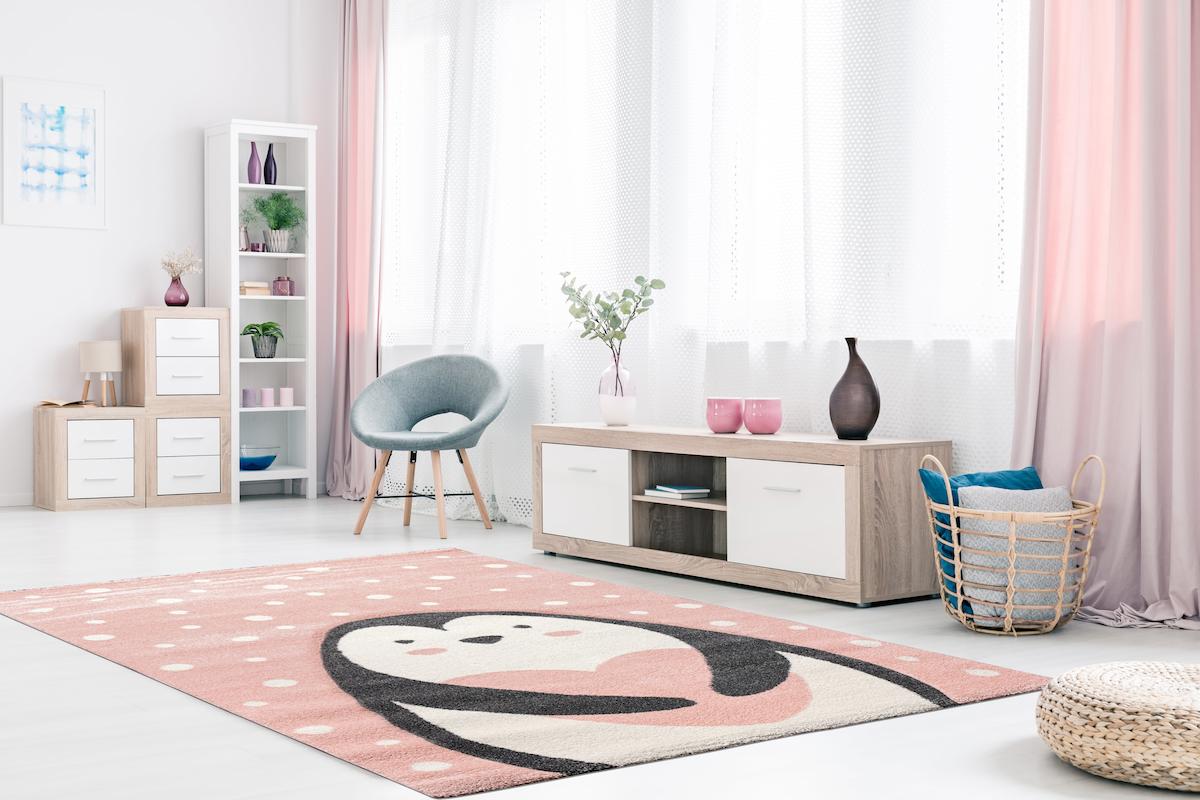 Petra Home Living Çok Renkli Yıkanabilir İnce Makine Dokuma Çocuk Odası Halısı 160x230 cm