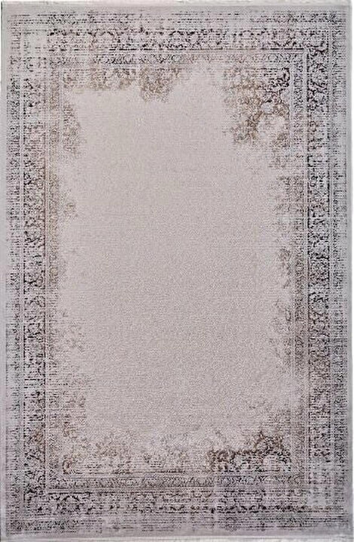 Gümüşsuyu Esiliva 13886 Bordo 8 mm Akrilik-Viskon Toz Tutmaz Yıkanabilir İnce Kaymaz Dikdörtgen Makine Dokuma Salon Halısı 200x200 cm