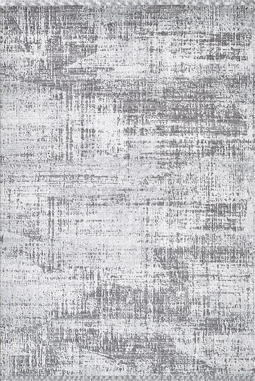 Atlas Halı Etna XQ08A Çok Renkli 8 mm Akrilik Yıkanabilir İnce Kaymaz Jüt Taban Dikdörtgen Makine Dokuma Salon Halısı 120x180 cm