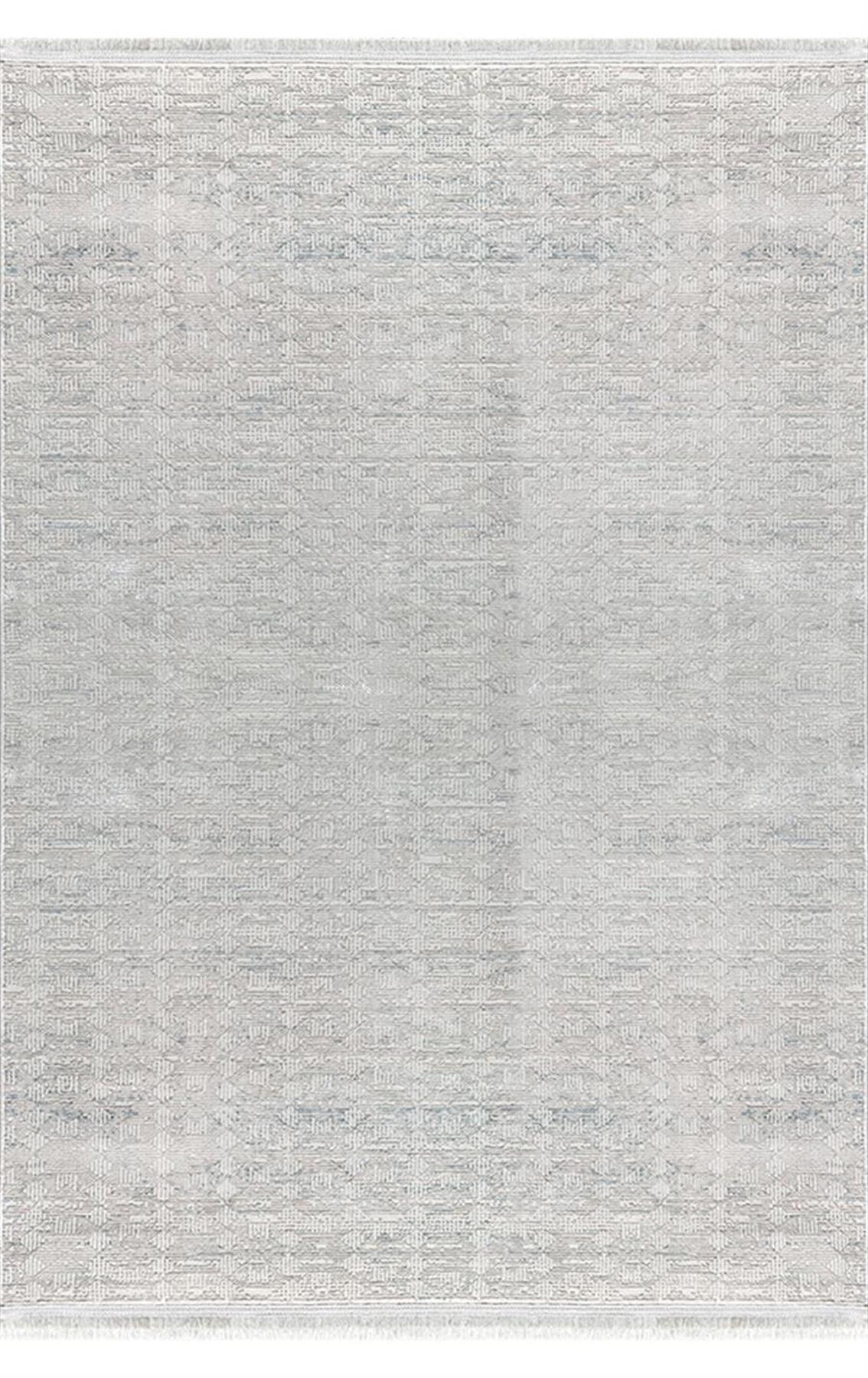 Merinos Lion 62750 Mavi 5 mm Polyester Antibakteriyel Yıkanabilir İnce Kaymaz Dikdörtgen Makine Dokuma Salon Halısı 200x300 cm