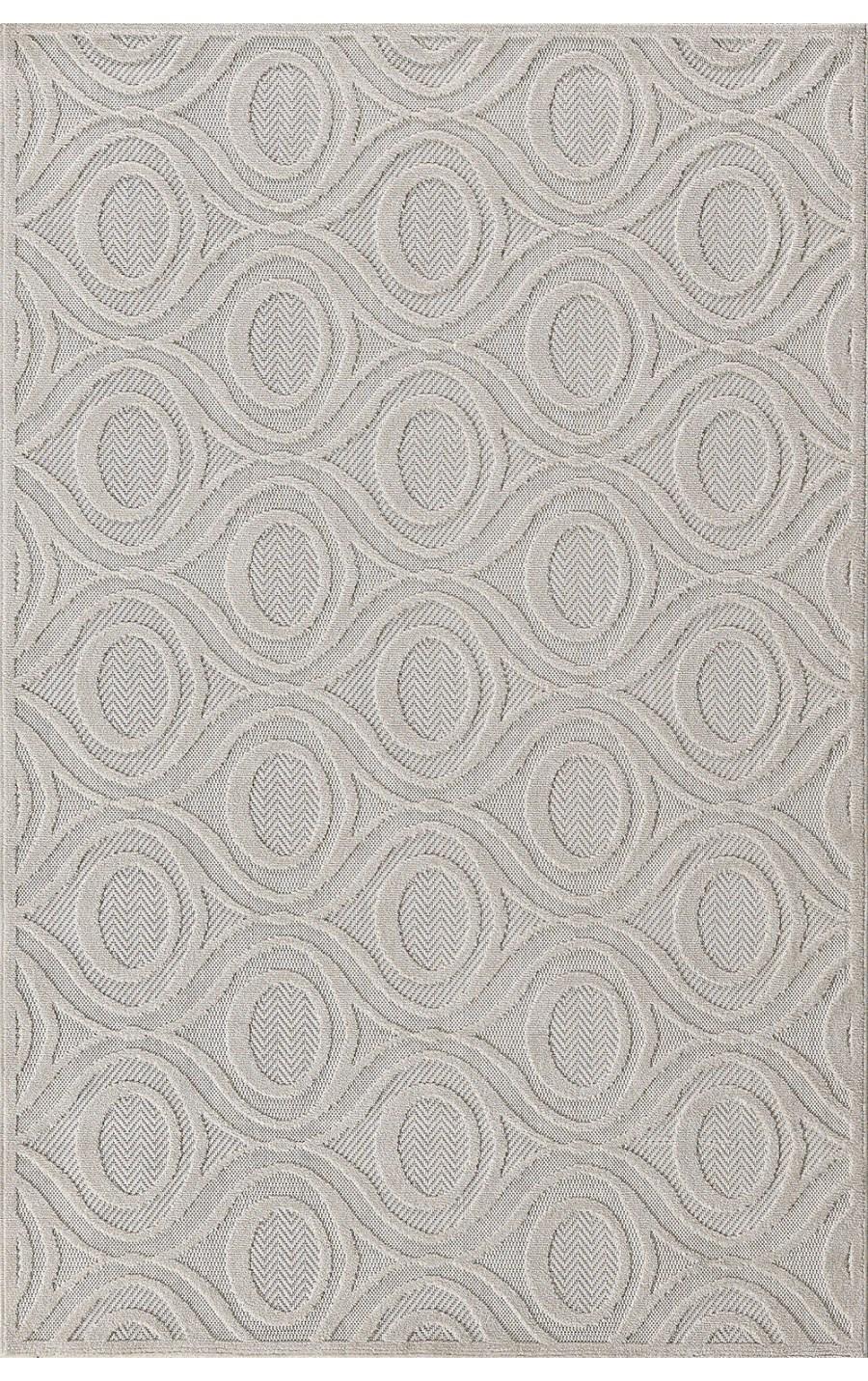 Padişah 54095 Gri 5 mm Polyester Yumuşak Yıkanabilir İnce Kaymaz Dikdörtgen Makine Dokuma Salon Halısı 200x290 cm