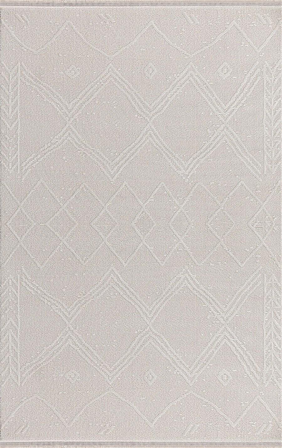 Merinos Therapy 36124 Bej 12 mm Akrilik Yumuşak Yıkanabilir Kalın Kaymaz Dikdörtgen Makine Dokuma Salon Halısı 100x300 cm