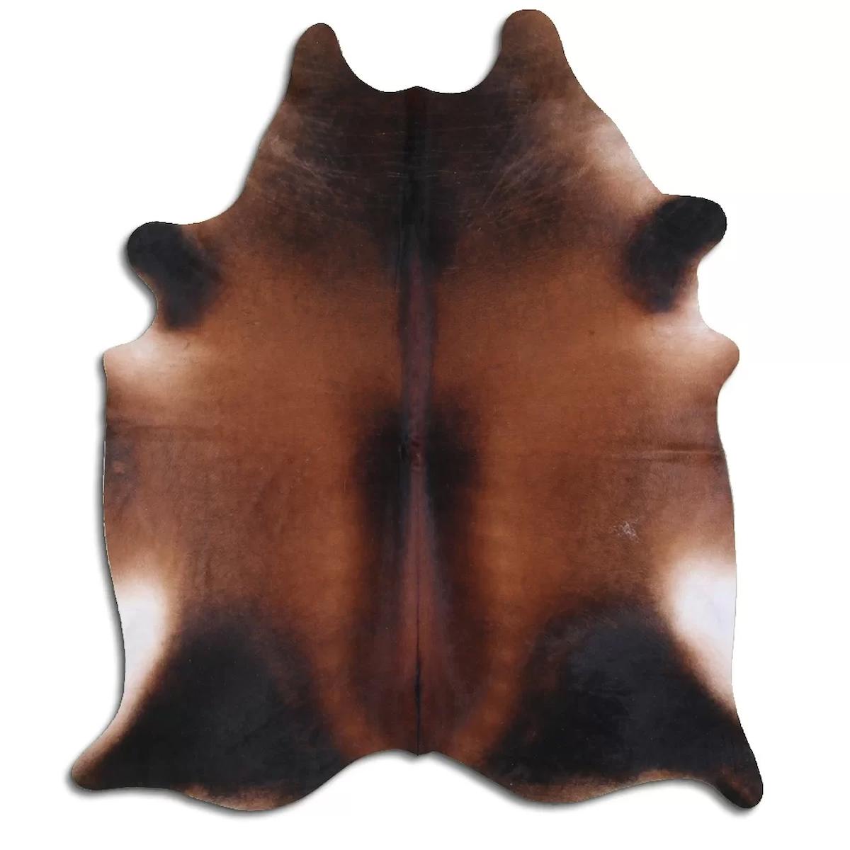 Fiesta Leather Art 65029 Krem 51 mm Deri Toz Tutmaz Yıkanabilir İnce Kaymaz Deri Taban Oval Makine Dokuma Salon Halısı 80x500 cm