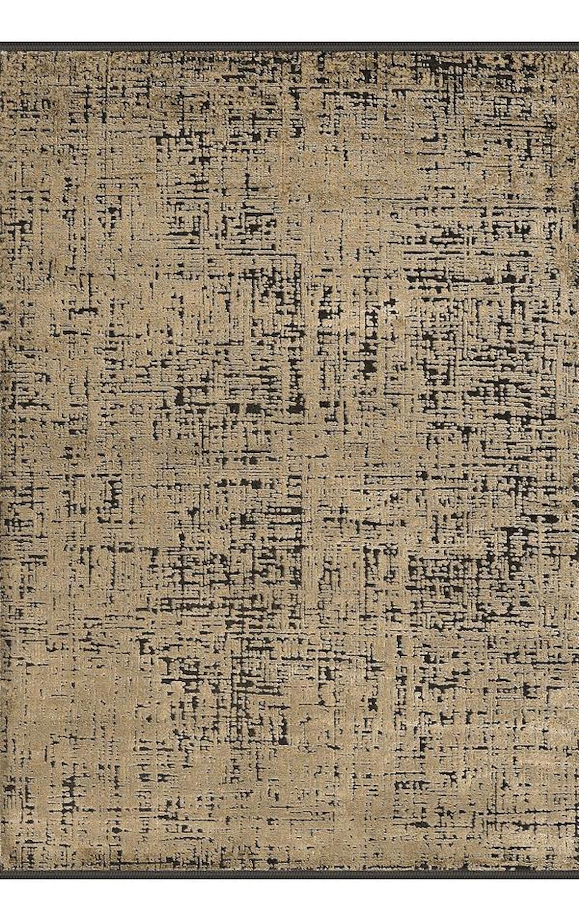 Merinos Bamboo Lavi 34667 Sarı 12 mm Akrilik Antialerjenik Yıkanabilir İnce Kaymaz Dikdörtgen Makine Dokuma Salon Halısı 140x200 cm
