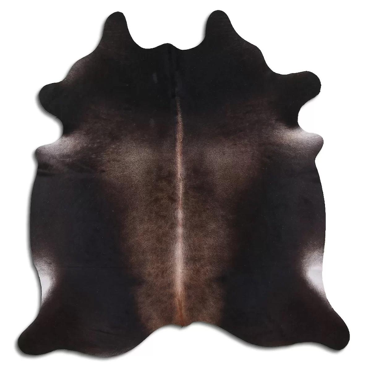 Fiesta Leather Art 34911 Krem 51 mm Deri Toz Tutmaz Yıkanabilir İnce Kaymaz Deri Taban Oval Makine Dokuma Salon Halısı 160x250 cm