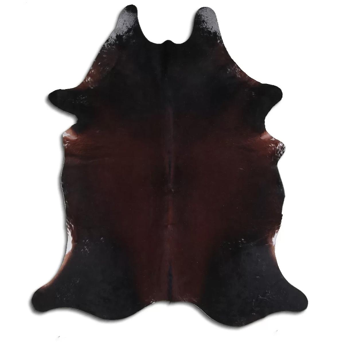 Fiesta Leather Art 66918 Krem 51 mm Deri Toz Tutmaz Yıkanabilir İnce Kaymaz Deri Taban Oval Makine Dokuma Salon Halısı 100x160 cm