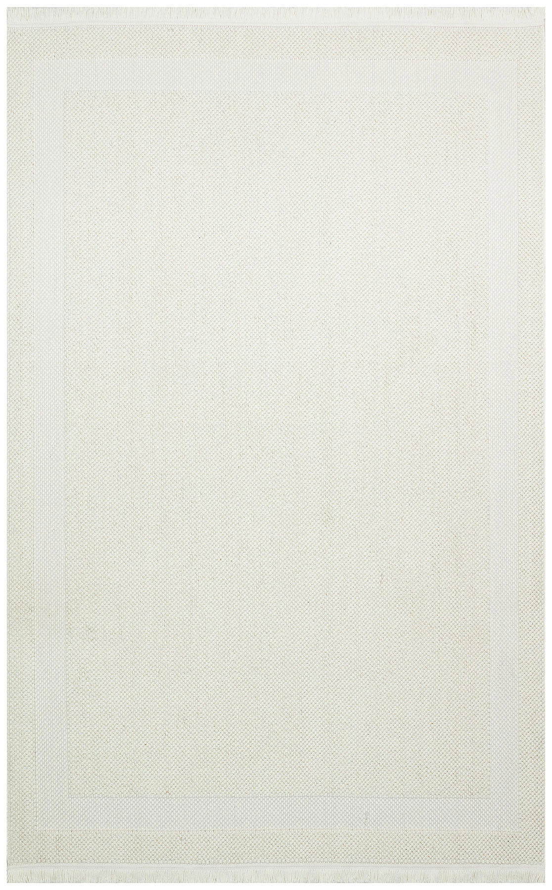 Eko Halı Cozy CZY05 Krem 10 mm Polyester Yıkanabilir Orta Dikdörtgen Makine Dokuma Salon Halısı 100x300 cm
