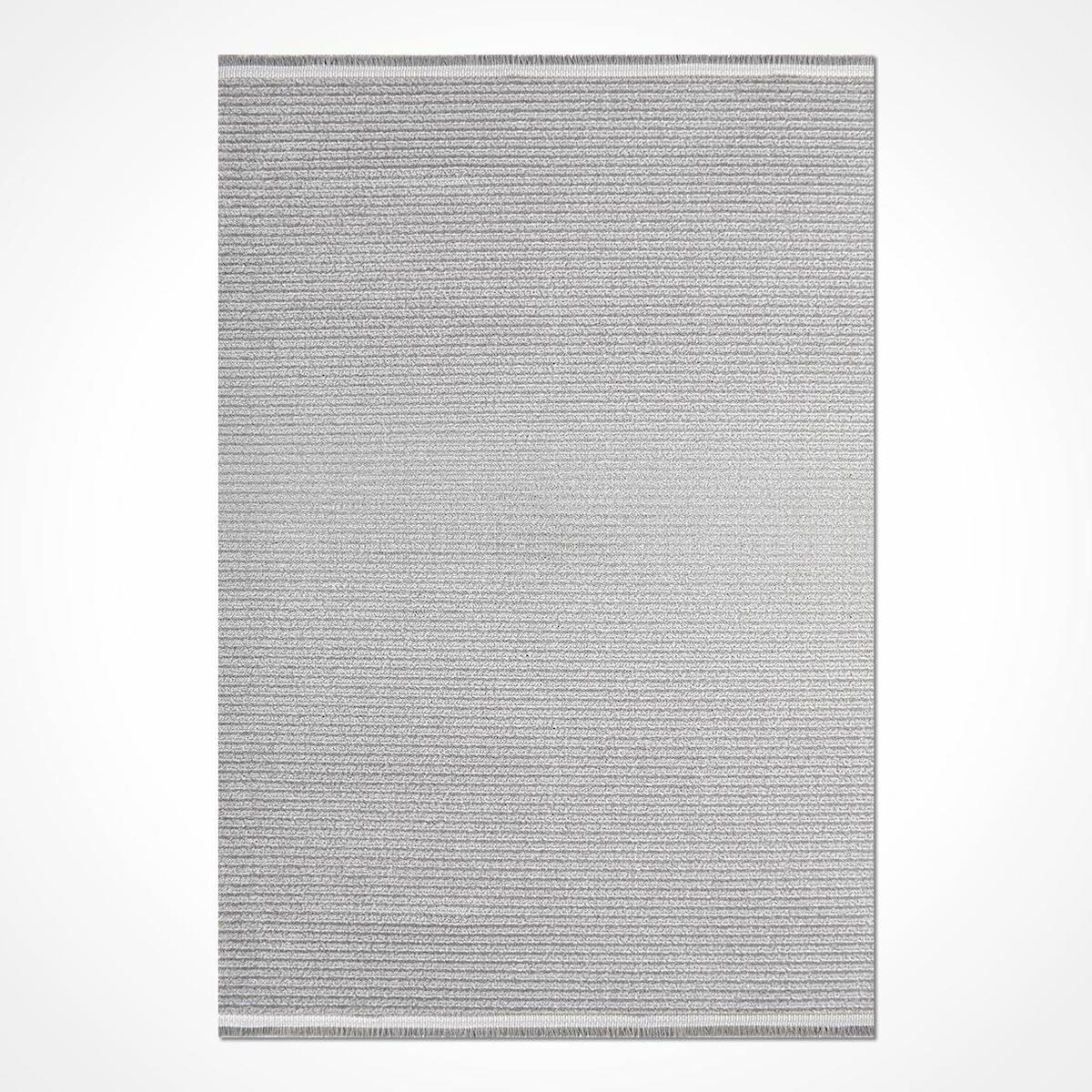 Crea Halı Londra 11560 Krem 10 mm Akrilik Toz Tutmaz Yıkanabilir Orta Dikdörtgen Makine Dokuma Salon Halısı 80x600 cm