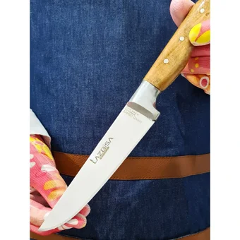 Lazbisa Hand Craft 6 Parça Mutfak Bıçak Seti Stant Et Ekmek Sebze Meyve Bıçak