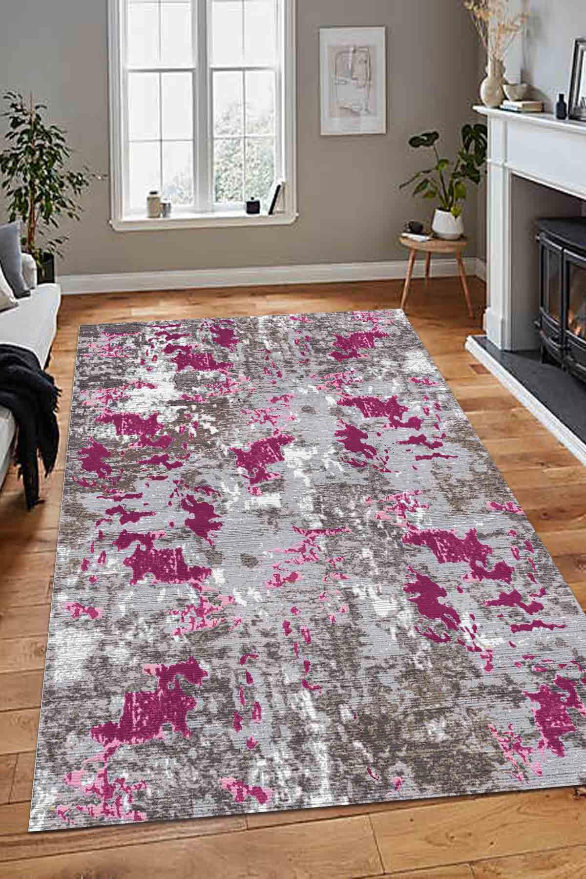 Latte Dizayn Elian Krem 0.5 mm Pamuk Antibakteriyel Yıkanabilir İnce Kaymaz Dikdörtgen Makine Dokuma Salon Halısı 100x300 cm