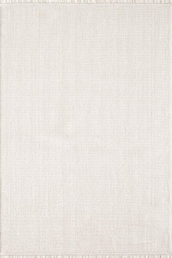 Royal Halı Deco Loopy LQ04C Krem 11 mm Akrilik Toz Tutmaz Yıkanabilir Kalın Kaymaz Lateks Taban Dikdörtgen Makine Dokuma Salon Halısı 80x500 cm
