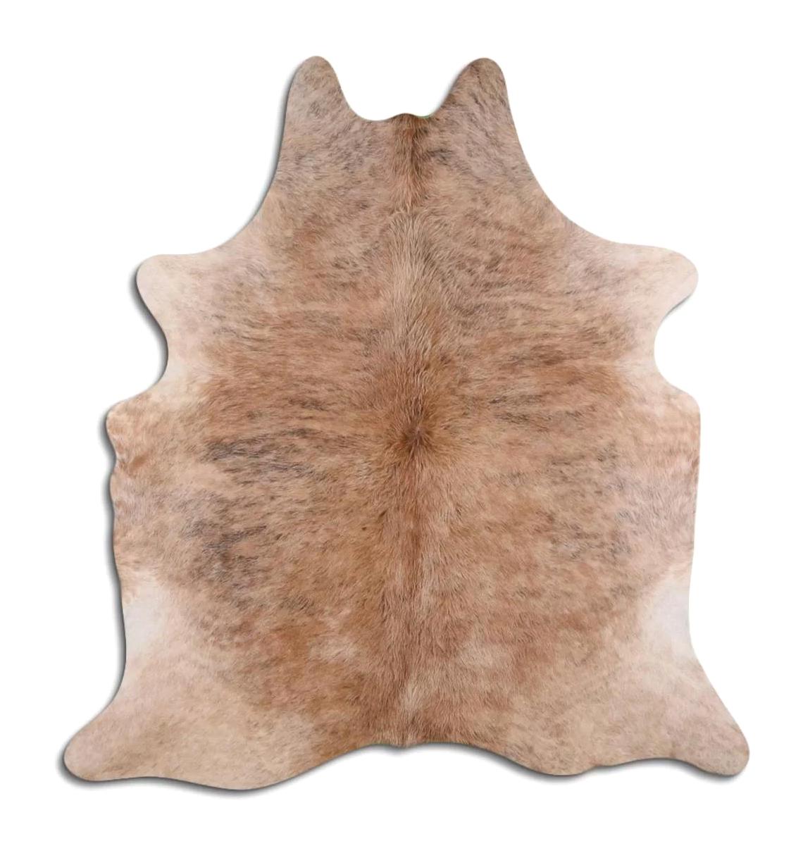 Fiesta Leather Art 103043 Çok Renkli 51 mm Deri Toz Tutmaz Yıkanabilir İnce Kaymaz Deri Taban Oval Makine Dokuma Salon Halısı 80x140 cm