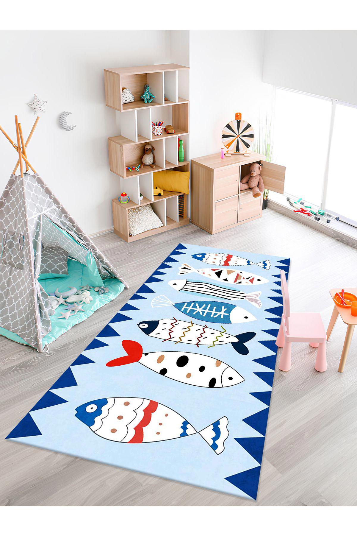 İnspira Krem 12 mm Polyester Yıkanabilir İnce Kaymaz Jüt Taban Dikdörtgen Makine Dokuma Salon Halısı 80x150 cm