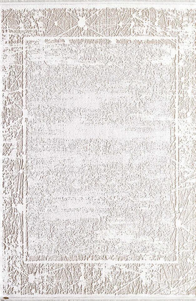 Pierre Cardin Otantik E014D Çok Renkli 10 mm Viskon Antibakteriyel Yıkanabilir İnce Kaymaz Dikdörtgen Makine Dokuma Salon Halısı 160x230 cm