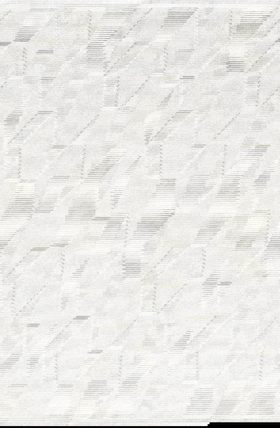 Pierre Cardin Quenta QZ02A Krem 0.8 mm Akrilik Antibakteriyel Yıkanabilir İnce Kaymaz Dikdörtgen Makine Dokuma Salon Halısı 80x150 cm