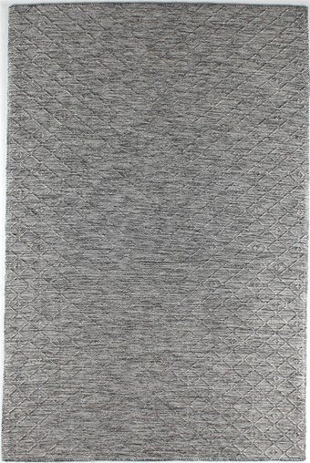Kreasyon Halı Shadows A0034 Gri 4 mm Pamuk Yumuşak Yıkanabilir İnce Kaymaz Pamuk Taban Dikdörtgen Makine Dokuma Salon Halısı 60x100 cm