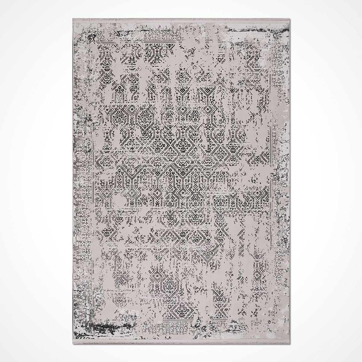 Crea Halı Pınar 9421BG Krem 6 mm Polipropilen Toz Tutmaz Yıkanabilir İnce Dikdörtgen Makine Dokuma Salon Halısı 140x500 cm