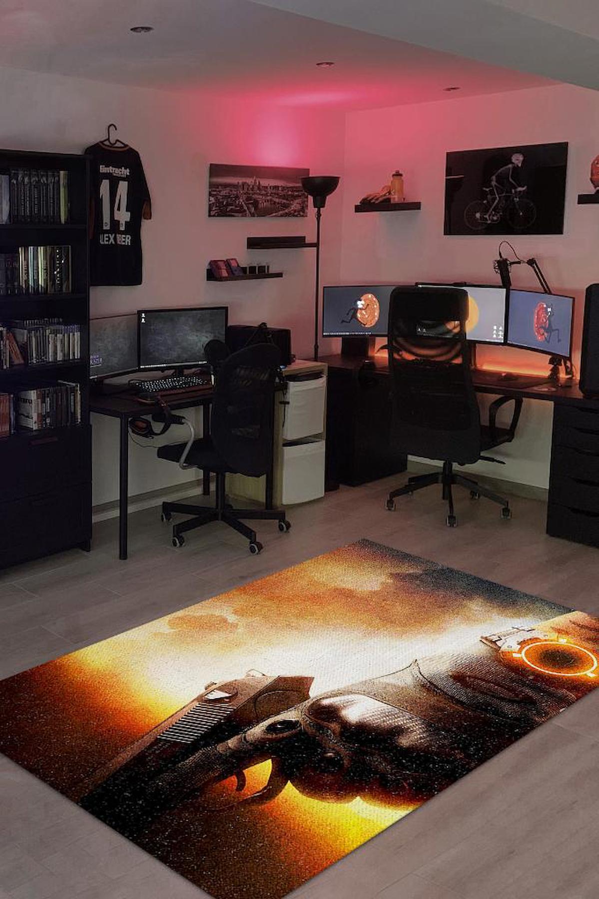 Homshtag Krem 4 mm Pamuk Antistatik Yıkanabilir İnce Kaymaz Dikdörtgen Makine Dokuma Genç Odası Halısı 180x280 cm