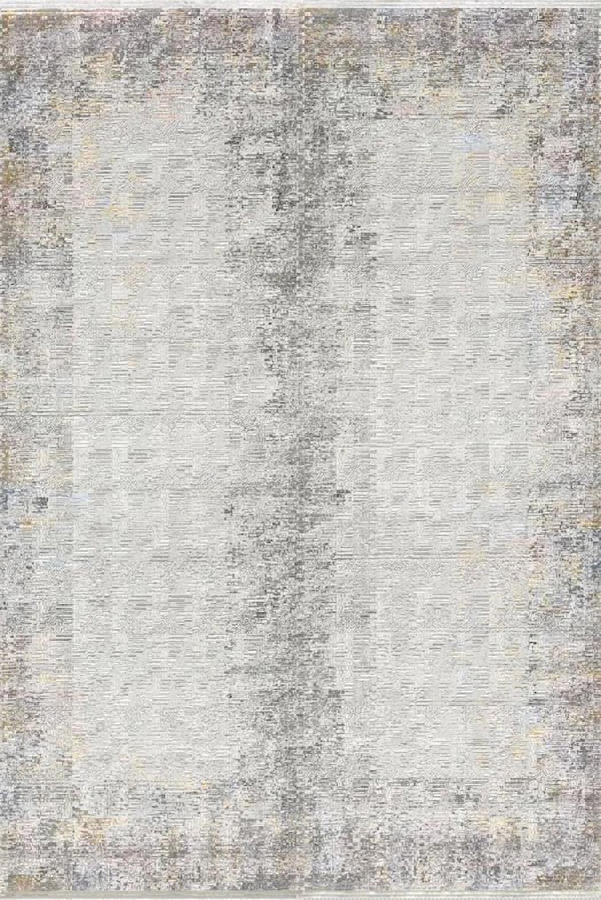 Atlas Halı Times TQ09C Krem 0.6 mm Akrilik Yıkanabilir İnce Kaymaz Jüt Taban Dikdörtgen Makine Dokuma Salon Halısı 60x60 cm