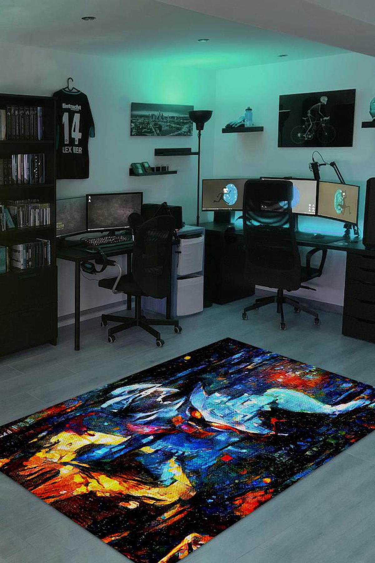 Homshtag Veigar Krem 4 mm Pamuk Antistatik Yıkanabilir İnce Kaymaz Dikdörtgen Makine Dokuma Genç Odası Halısı 200x300 cm