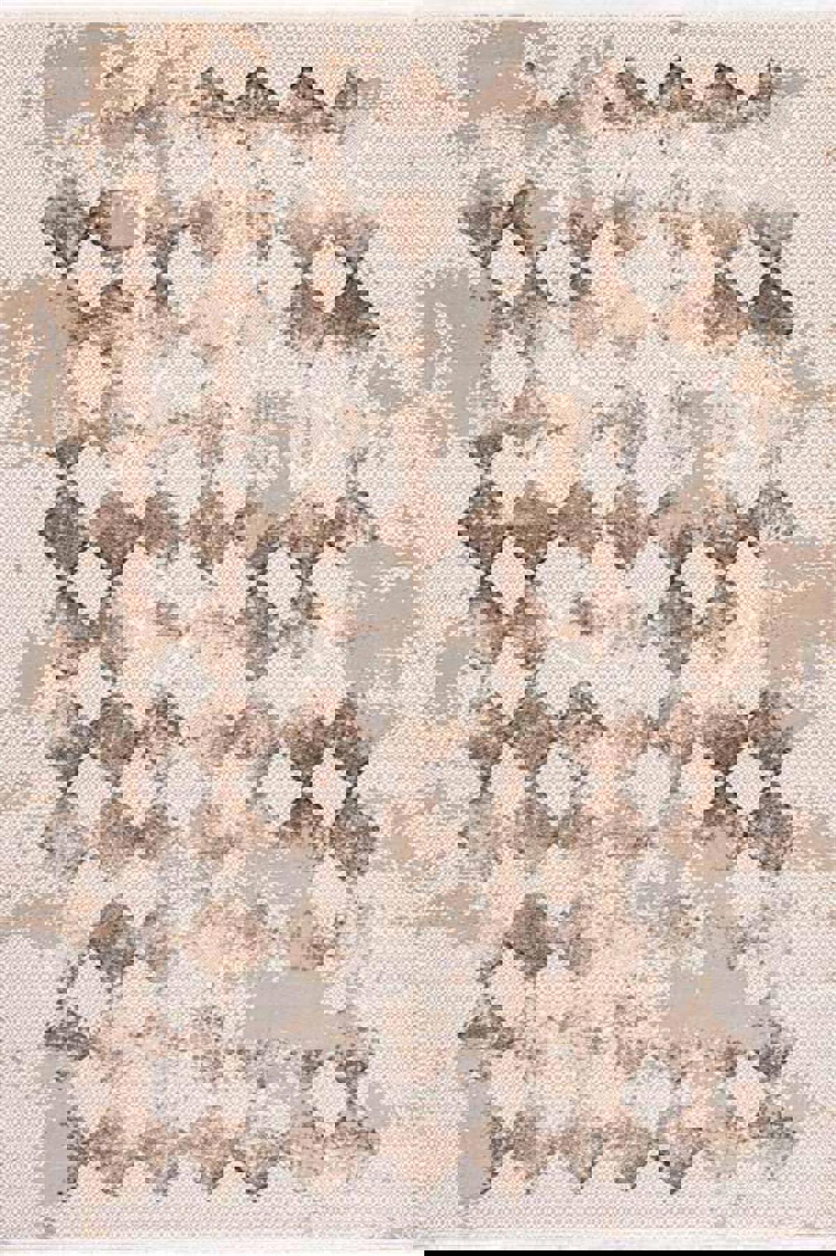 Enti Halı Lizbon 4507 Vizon 11 mm Akrilik Silinebilir Yıkanabilir Orta Dikdörtgen Makine Dokuma Salon Halısı 180x180 cm