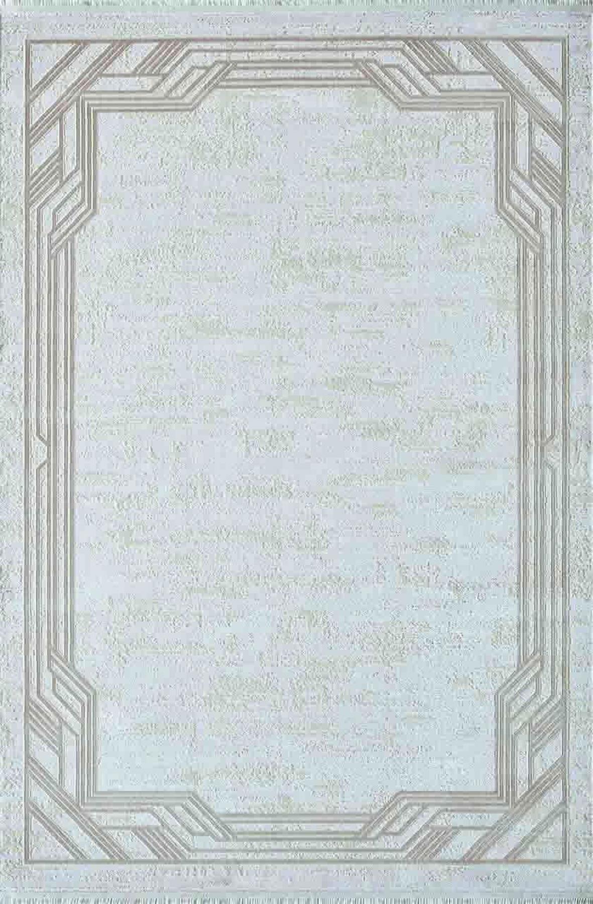 Artemis Halı Alegra 09100C Çok Renkli Polyester Yıkanabilir İnce Kaymaz Jüt Taban Dikdörtgen Makine Dokuma Salon Halısı 80x300 cm