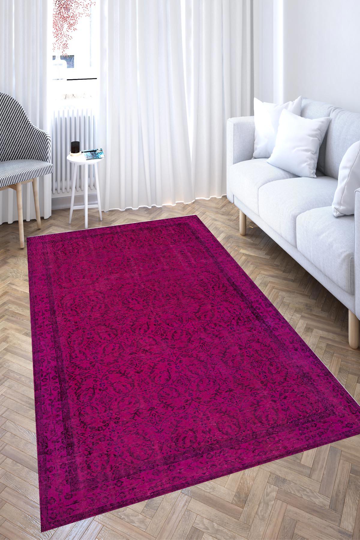 Aida Home Zingararoseno Krem 0.5 mm Pamuk Antialerjenik Yıkanabilir İnce Kaymaz Şönil Taban Dikdörtgen Makine Dokuma Antre-Çocuk Odası-Salon-Yatak Odası Halısı 80x150 cm