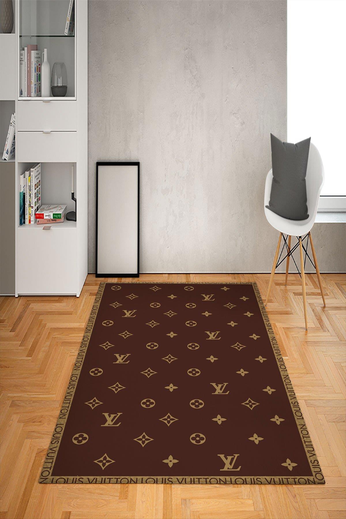 Doruklar Home Collection Kahverengi 0.7 mm Antibakteriyel Yıkanabilir Kalın Kaymaz Taban Dikdörtgen Makine Dokuma Çocuk Odası Halısı 200x290 cm