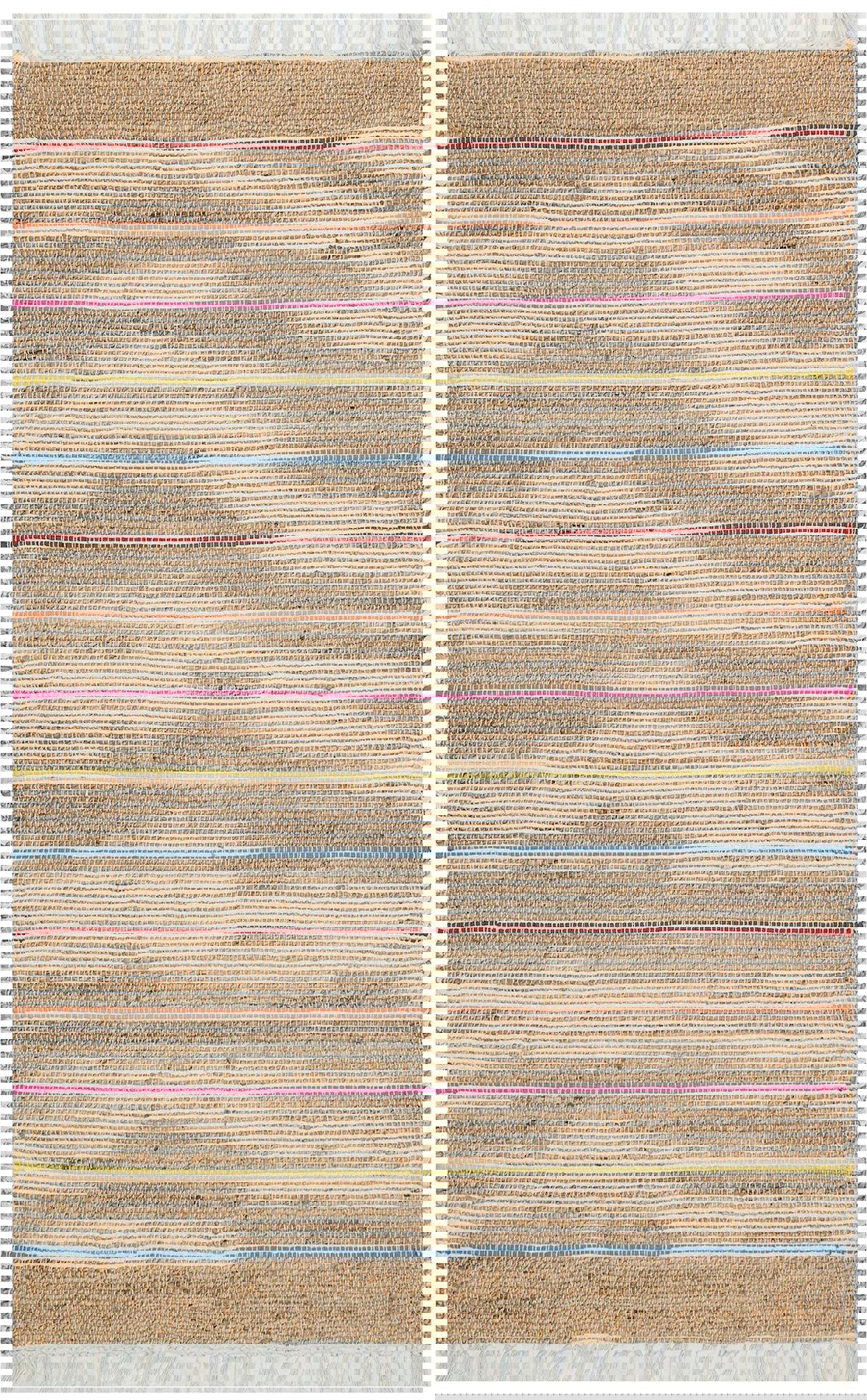 Eko Halı Juno ECH05 Krem 6 mm Antibakteriyel Yıkanabilir Orta Kaymaz Dikdörtgen El Dokuması Salon Halısı 200x290 cm