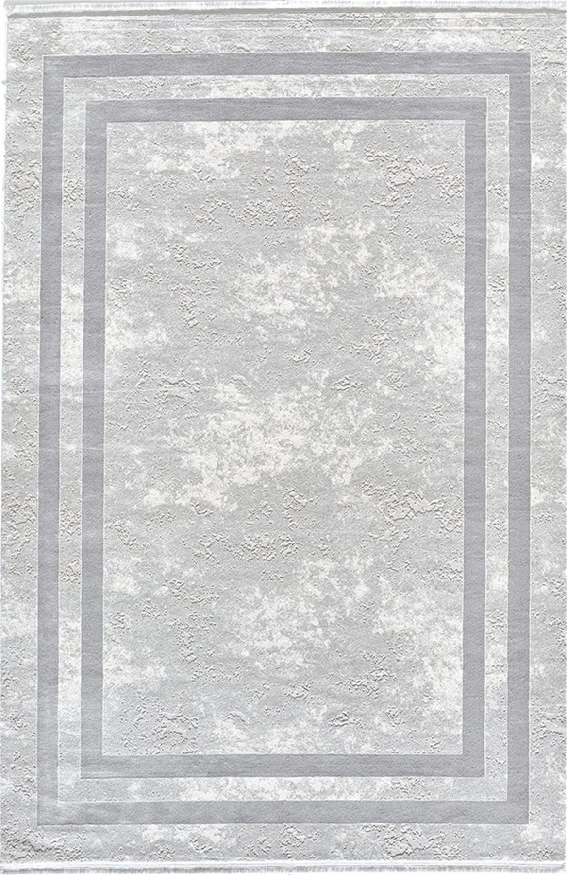 Pierre Cardin Monet MT22B Siyah 6 mm Viskon Yumuşak Yıkanabilir İnce Kaymaz Dikdörtgen Makine Dokuma Salon Halısı 140x200 cm