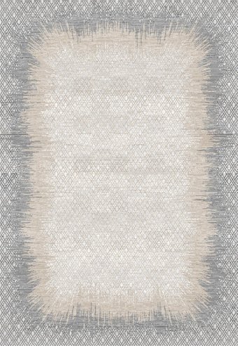 Elexsus Ascension 3351 Gri 8 mm Viskon Silinebilir Yıkanabilir Orta Kaymaz Dikdörtgen Makine Dokuma Oturma Odası-Salon Halısı 120x180 cm