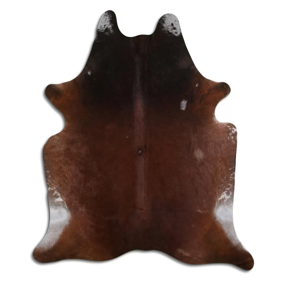 Fiesta Leather Art 102383 Çok Renkli 51 mm Deri Toz Tutmaz Yıkanabilir İnce Kaymaz Deri Taban Oval Makine Dokuma Salon Halısı 80x200 cm