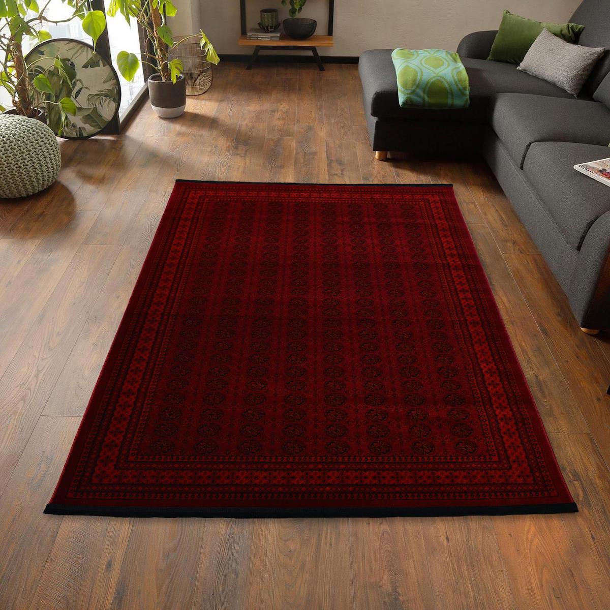Giza Home 9581B Krem 8 mm Polipropilen Yıkanabilir İnce Kaymaz Dikdörtgen Makine Dokuma Salon Halısı 200x290 cm