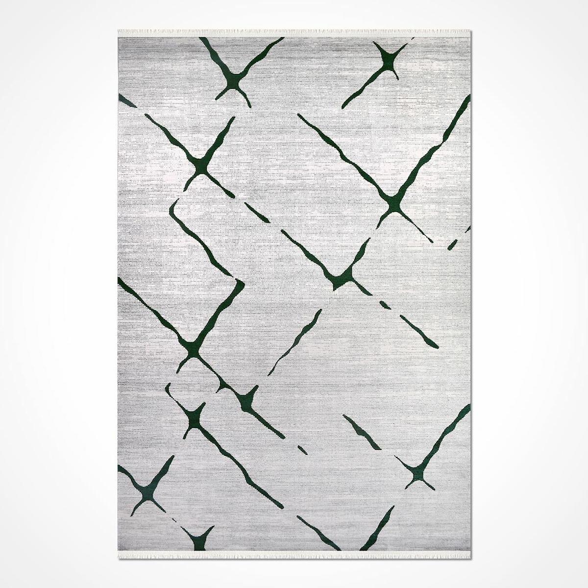 Crea Halı Stone 17138 Krem 8 mm Akrilik Toz Tutmaz Yıkanabilir Orta Soyut Temalı Dikdörtgen Makine Dokuma Salon Halısı 200x300 cm