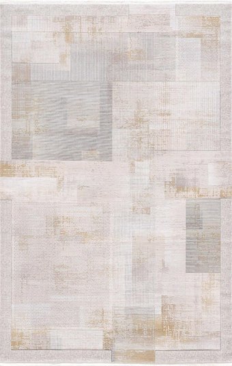 Artemis Halı Couture 00928A Çok Renkli Akrilik Yıkanabilir İnce Kaymaz Jüt Taban Dikdörtgen Makine Dokuma Salon Halısı 160x230 cm