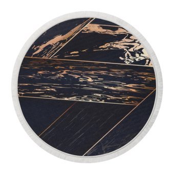 Dijidekor Siyah 7 mm Polyester Yıkanabilir Orta Kaymaz Dot Taban Yuvarlak Makine Dokuma Antre Halısı 80x500 cm