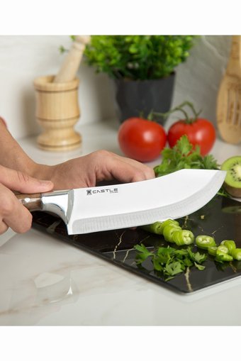 CASTLE KITCHEN Mutfak Bıçak Seti Et Ekmek Sebze Meyve Şef Bıçağı Set