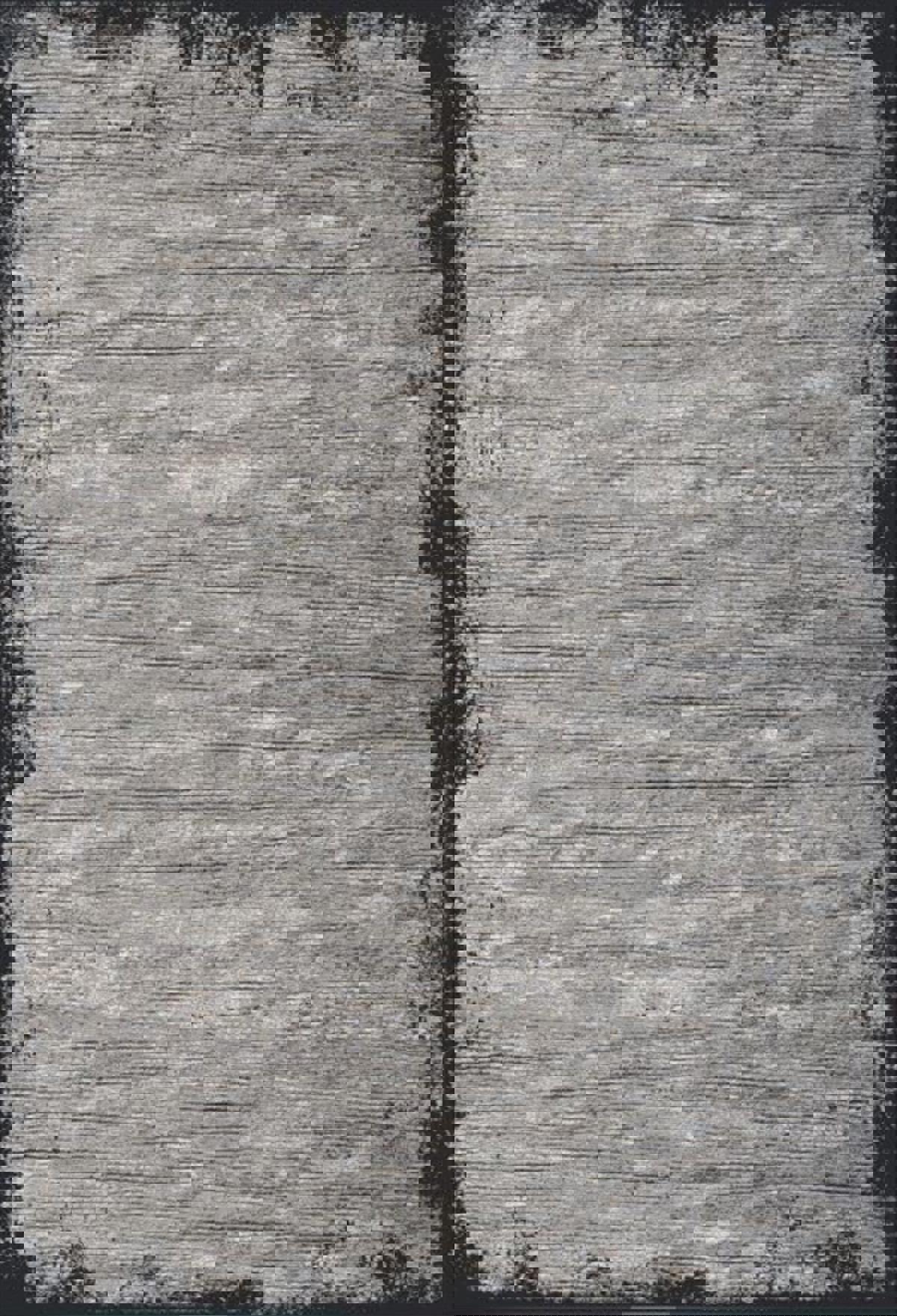 Elexsus Ruby 2481 Gri-Siyah 7 mm Viskon Silinebilir Yıkanabilir Orta Kaymaz Dikdörtgen Makine Dokuma Oturma Odası-Salon Halısı 120x200 cm