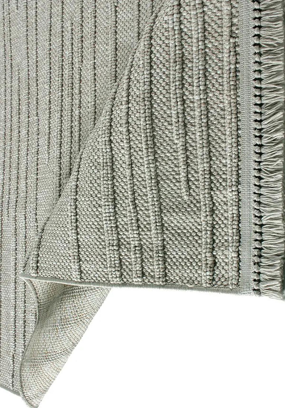 Kreasyon Halı A0138 Krem 9 mm Akrilik Yıkanabilir Kalın Pamuk Taban Dikdörtgen Makine Dokuma Salon Halısı 160x230 cm
