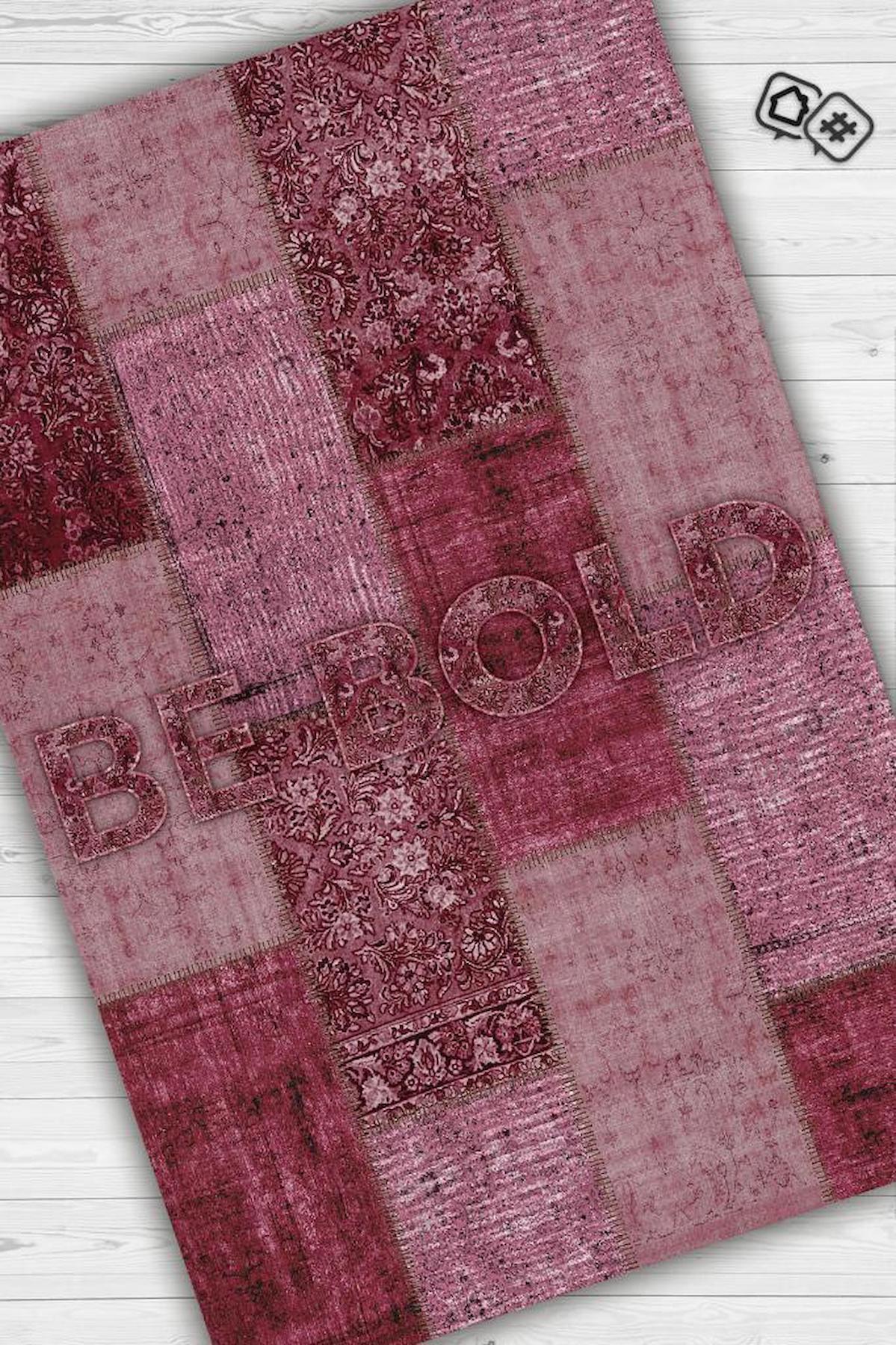 Homshtag Cesur Ol Çok Renkli 4 mm Pamuk Antistatik Yıkanabilir İnce Kaymaz Dikdörtgen Makine Dokuma Oturma Odası Halısı 80x500 cm