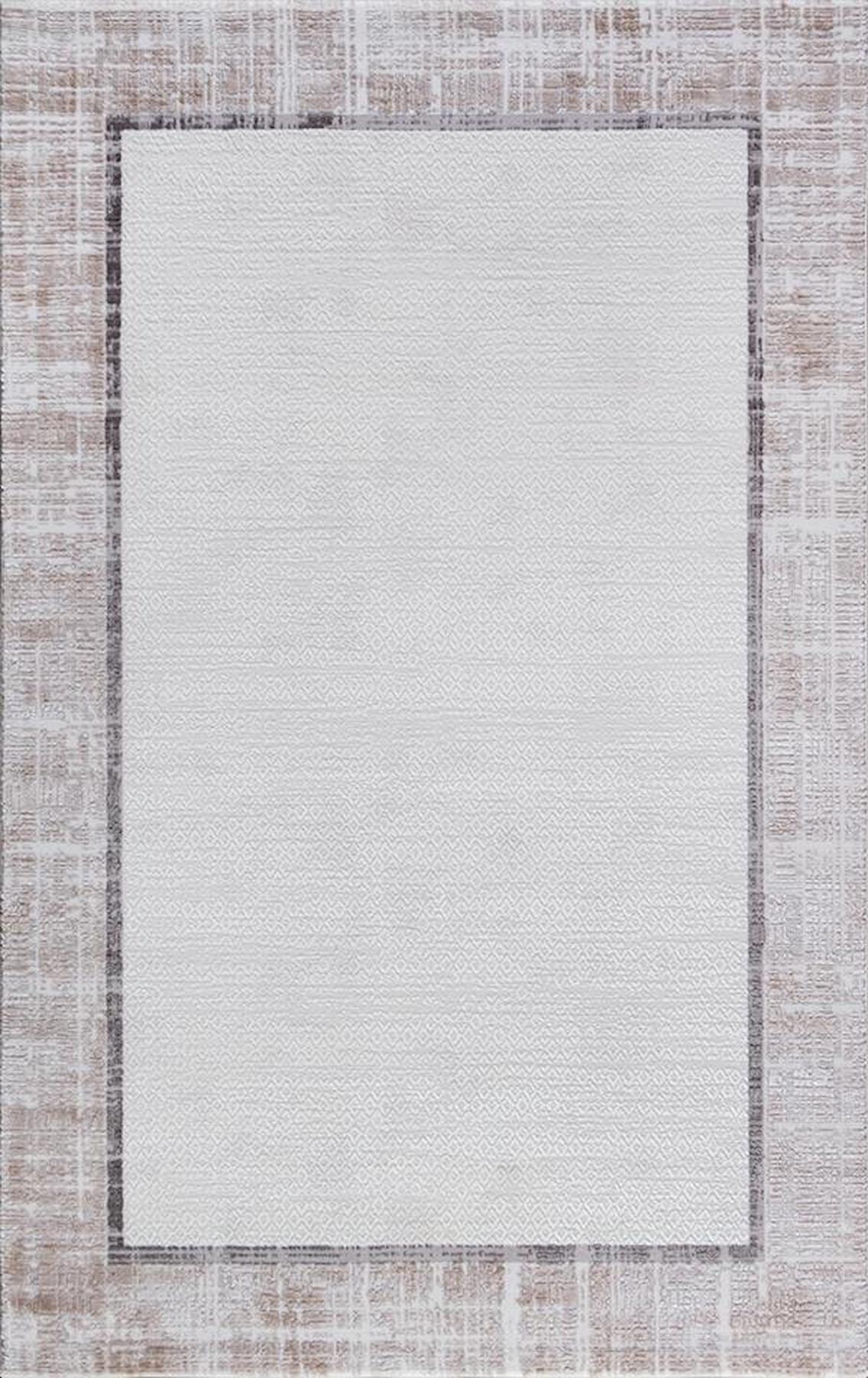 Merinos Urla 64515 Vizon 12 mm Akrilik Yıkanabilir İnce Kaymaz Dikdörtgen Makine Dokuma Salon Halısı 80x200 cm